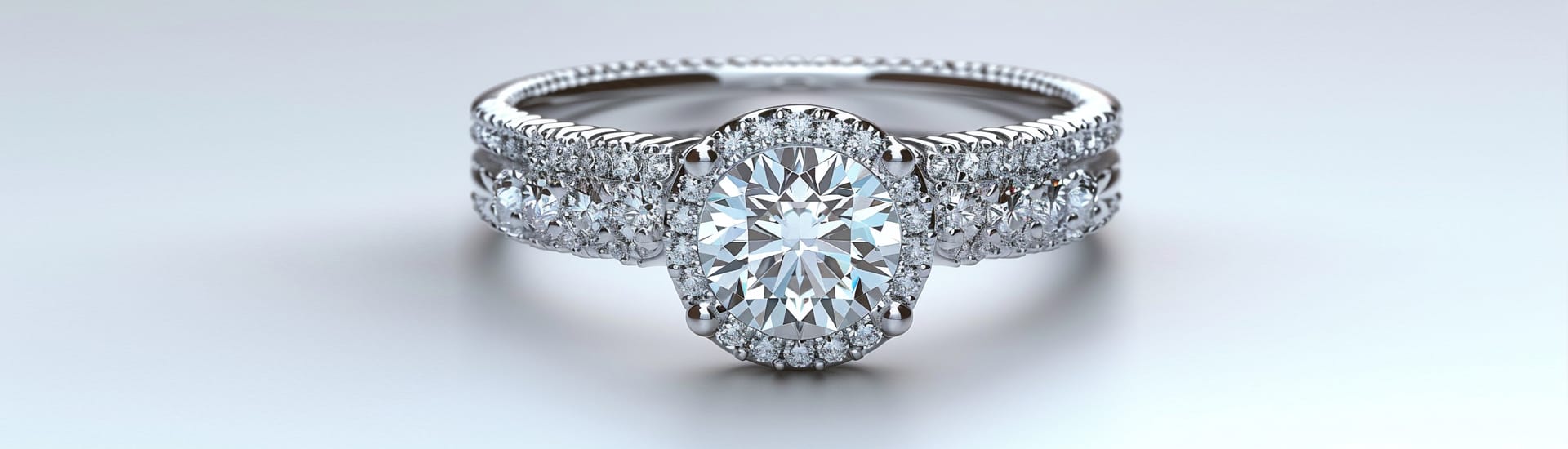 Pave Engagement Rings