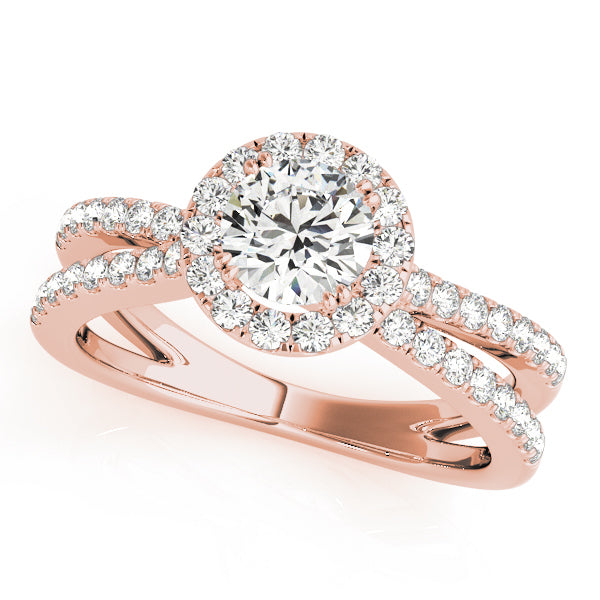 Style# 50531-E Halo Diamond Engagement Ring