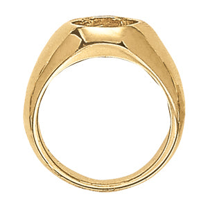 Mens Oval Diamond Fashion Ring