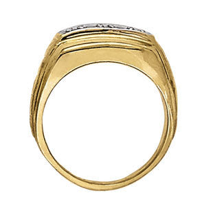 Platinum White 3-Stone 0.99CT Lab Diamond Ring