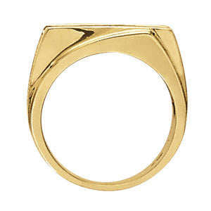 Mens 14K White Gold Diamond Channel Band Ring