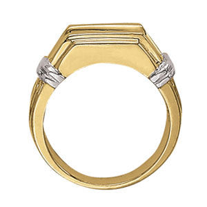 Mens 1 CT Platinum Diamond Channel Ring