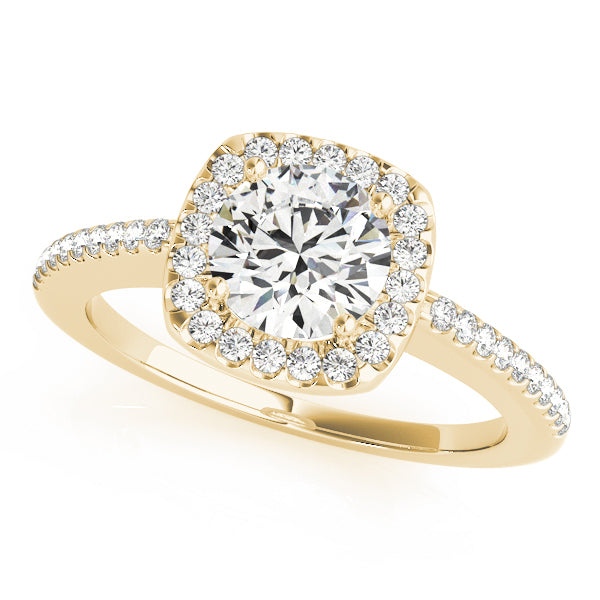 Style# 50815-E Halo Diamond Engagement Ring