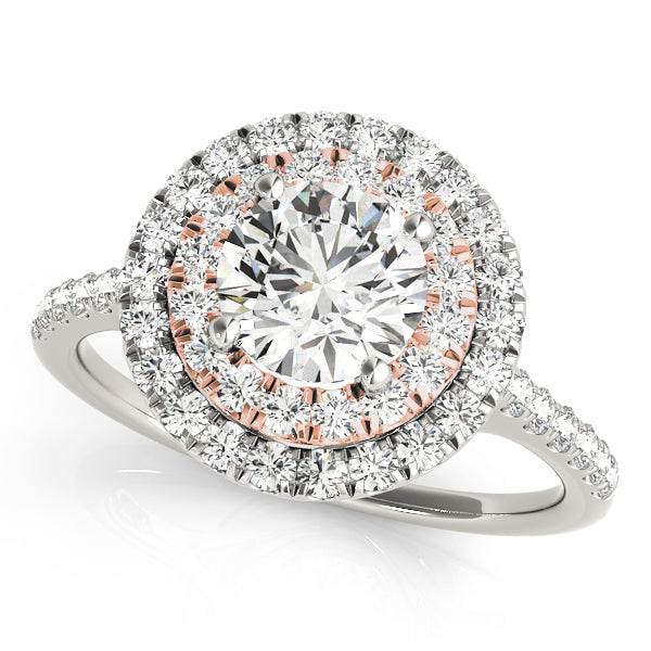 Style# 50900-E Halo Diamond Engagement Ring