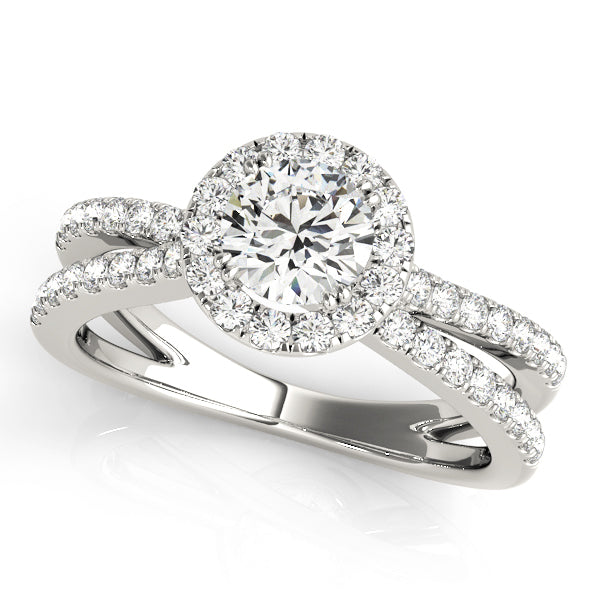 Style# 50531-E Halo Diamond Engagement Ring