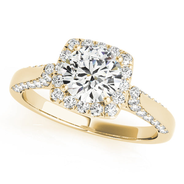 Style# 50903-E Halo Diamond Engagement Ring