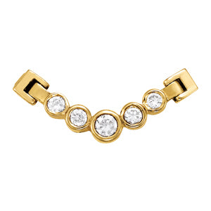 Lab Diamond Multi-Stone White Gold Pendant