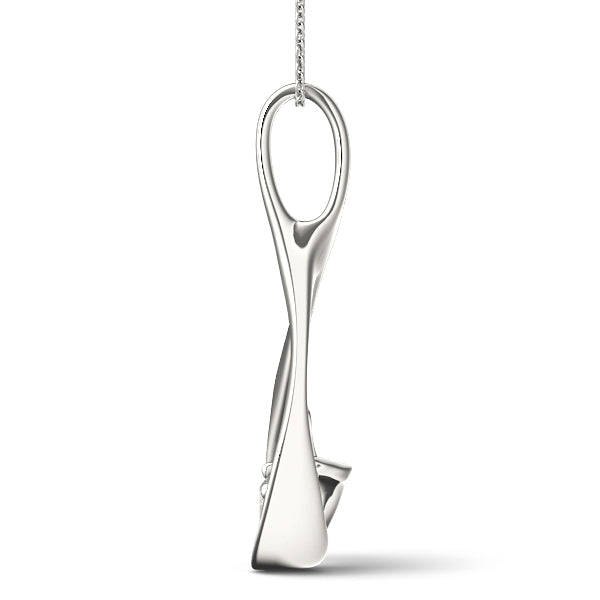 0.8 CT Lab Diamond Solitaire Pendant