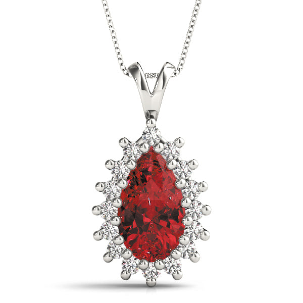 Diamond Multi-Stone Round Pendant