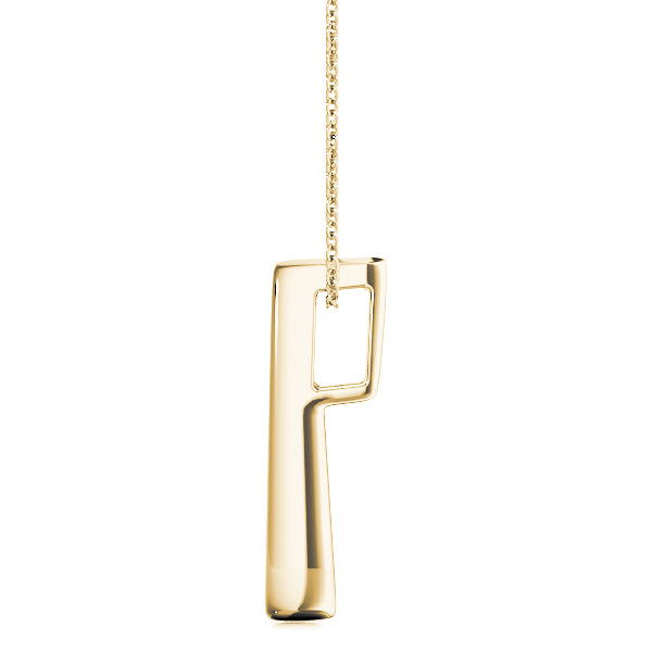 14K Yellow Gold Lab Diamond 3-Stone Pendant