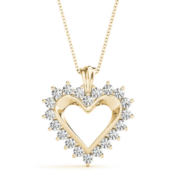 18K Yellow Gold Multi-Diamond Fashion Pendant