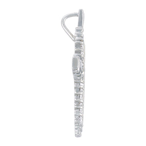 White Gold Diamond Cross Pendant | Religious Jewelry