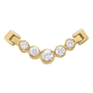 14K White Gold Lab Diamond Pendant