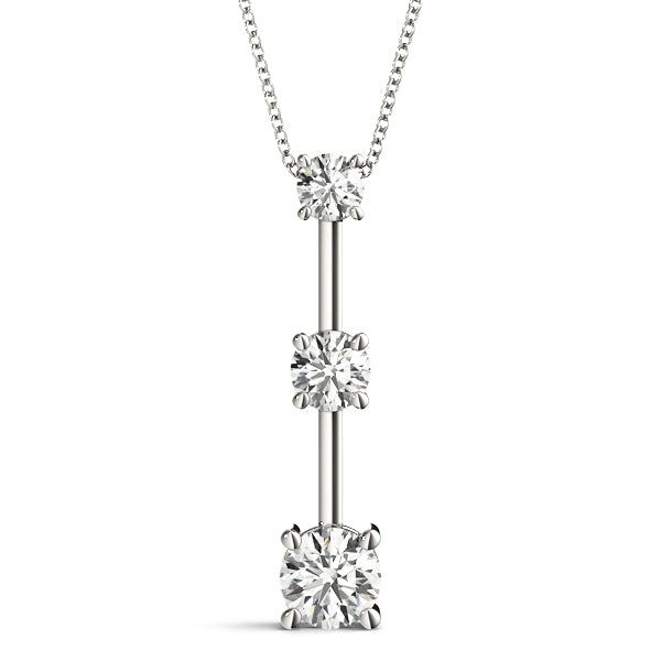 0.5 CTW Lab Diamond White Platinum Pendant