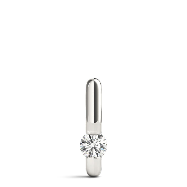 18K White Gold 0.5CT Lab Diamond Pendant