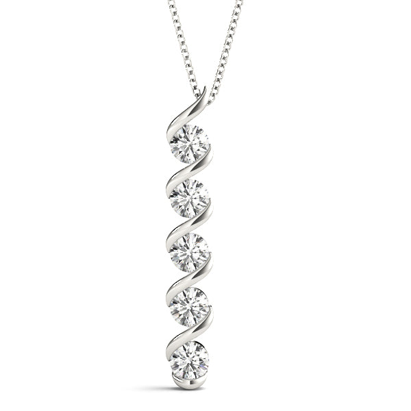 Multi-Stone Lab Diamond Fashion Pendant