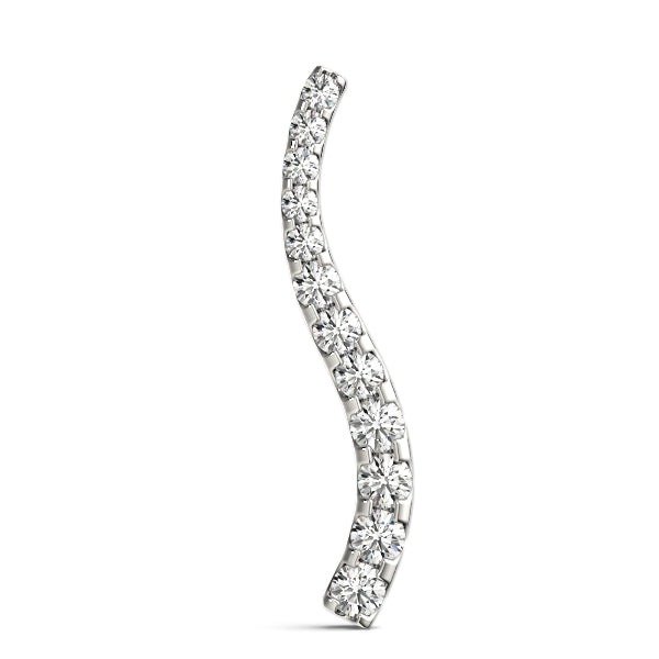14K Gold Lab Diamond Journey Pendant