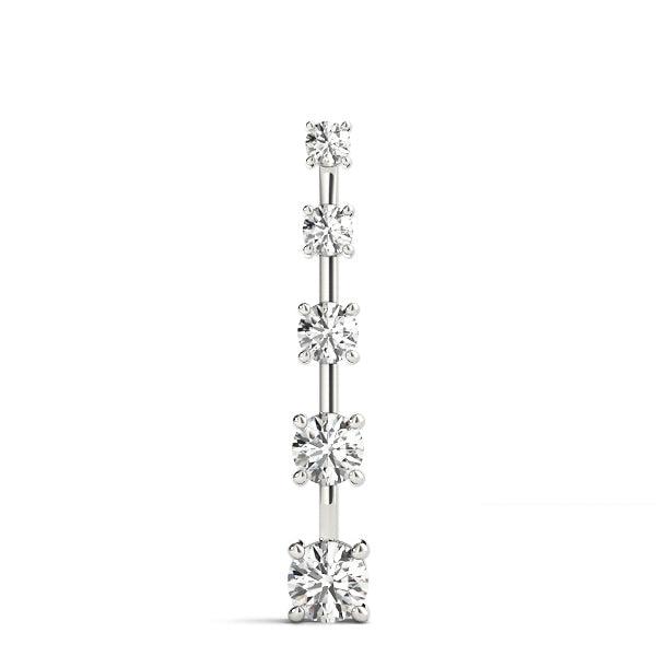 Platinum Diamond Journey Pendant