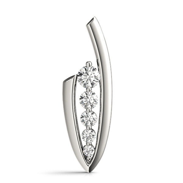 Platinum Diamond Journey Pendant