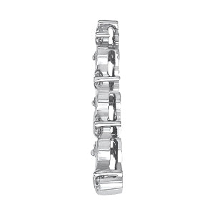 14K White Gold Lab Diamond Journey Pendant