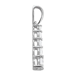 Platinum Diamond Journey Pendant