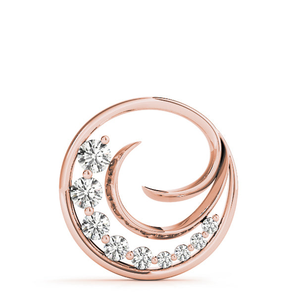 Rose Gold Lab Diamond Journey Pendant