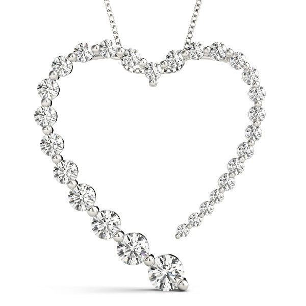 Platinum Lab Diamond Journey Pendant