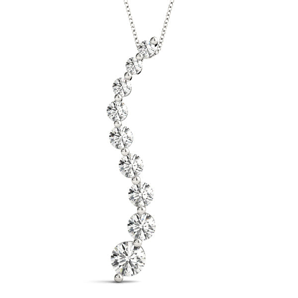 Platinum Lab Diamond Journey Pendant