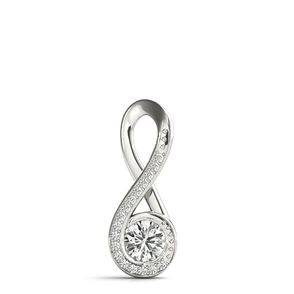 Platinum Lab Diamond Fashion Pendant