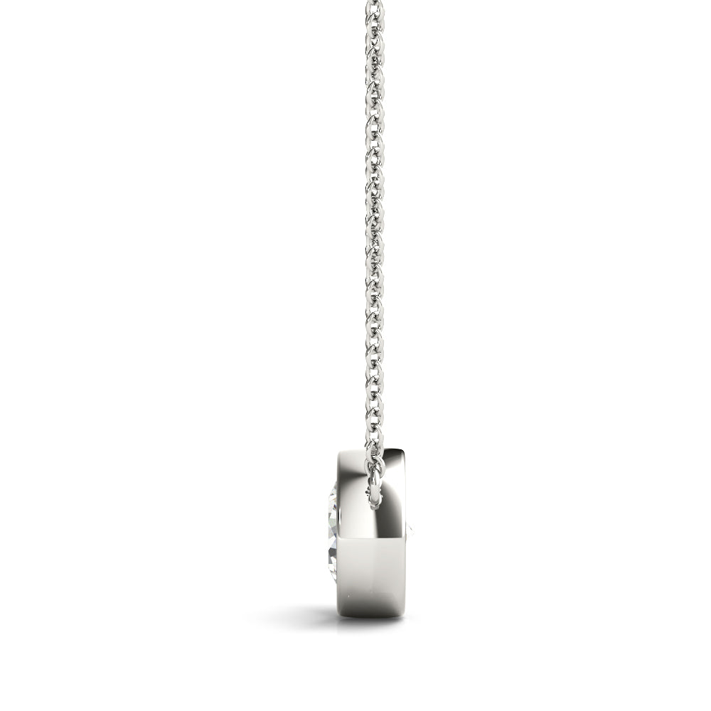 1 CT Lab Diamond Solitaire Pendant