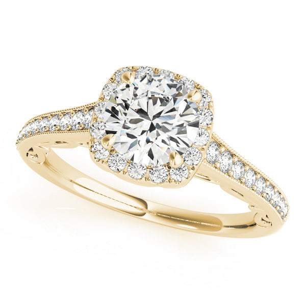 Style# 50854-E Halo Diamond Engagement Ring