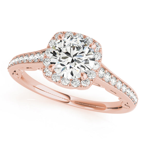 Style# 50854-E Halo Diamond Engagement Ring