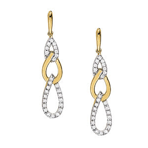 White Gold Lab Diamond Stud Earrings