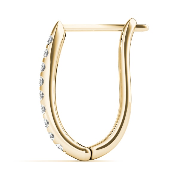 EARRINGS HOOP EARRINGS J-HOOPS Complete per pair.