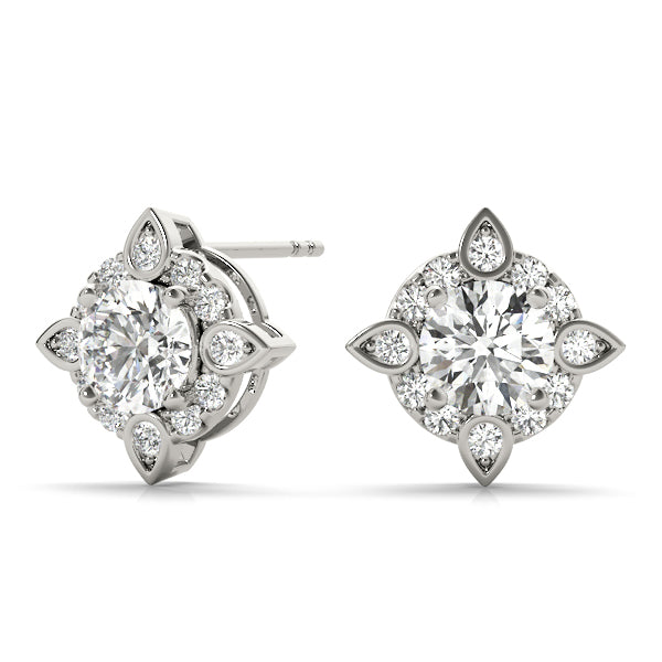 Halo Diamond Earring