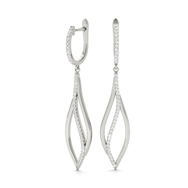 Lab Diamond Round Stud Earrings