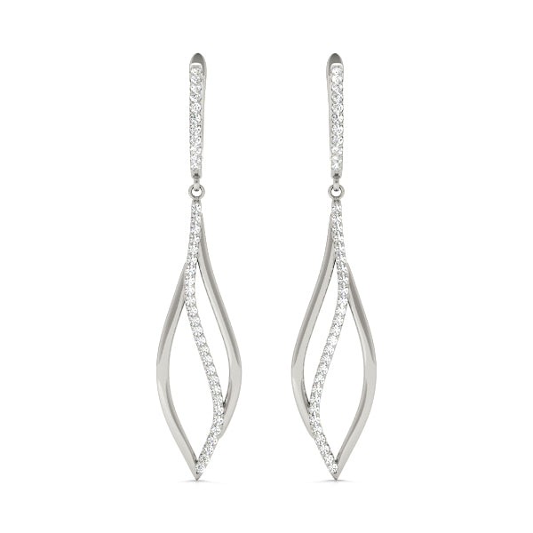 Lab Diamond Round Stud Earrings