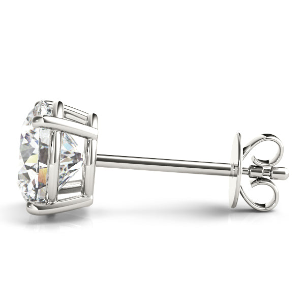 Platinum Lab Diamond 0.75 CTTW Stud Earrings