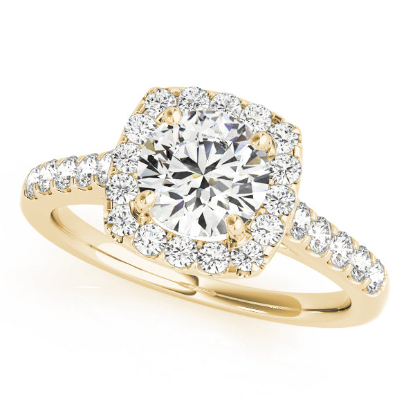 Style# 50576-E Halo Diamond Engagement Ring