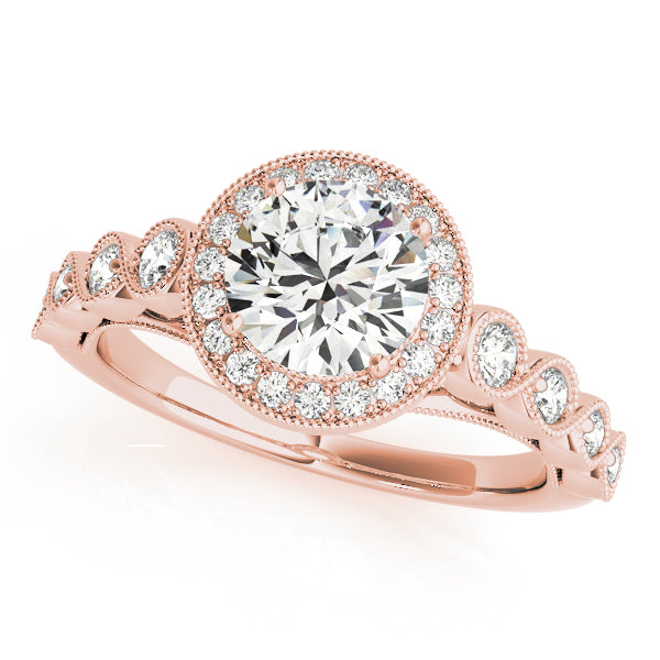 Style# 50878-E Halo Diamond Engagement Ring