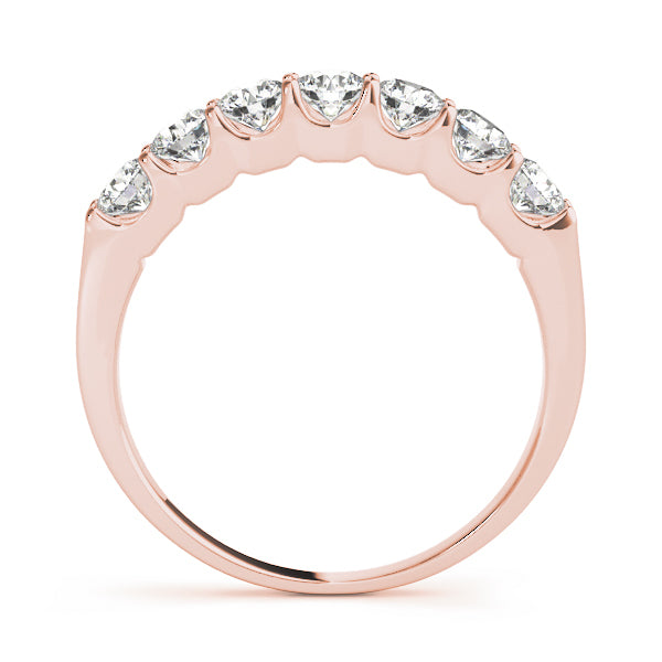 18K Rose Gold Diamond Wedding Ring