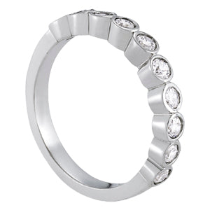 14K White Gold Diamond Wedding Ring