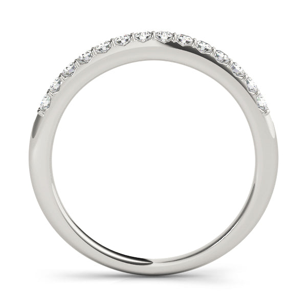 18K White Gold Diamond Wedding Ring