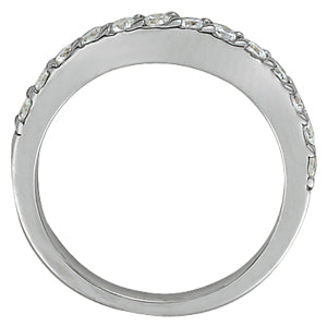 Platinum White Diamond Wedding Ring