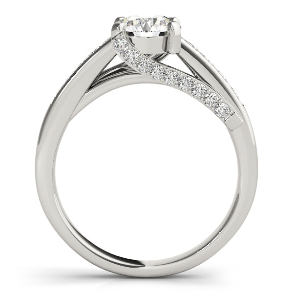 14K White Gold 1.33ctw Diamond Engagement Ring