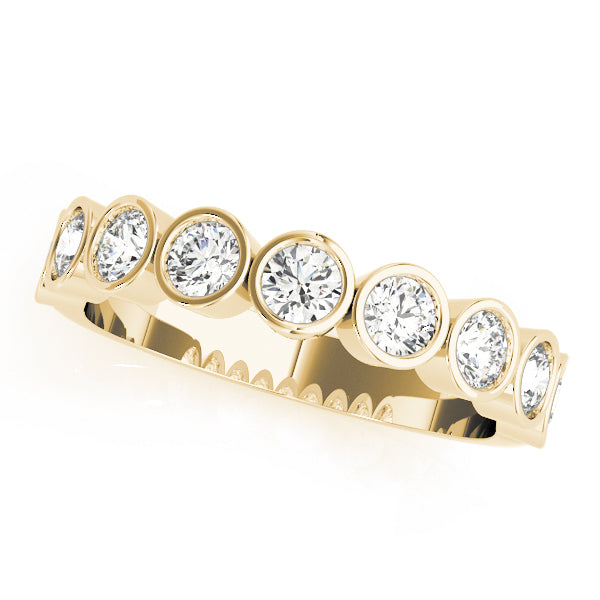 18K Yellow Gold Diamond Wedding Ring