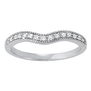 Platinum White Diamond Wedding Ring