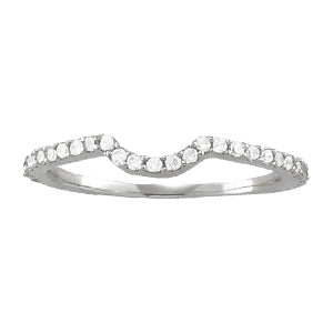 Platinum 1/4 ct Diamond Wedding Ring - Classic Round