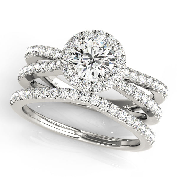 Style# 50531-E Halo Diamond Engagement Ring