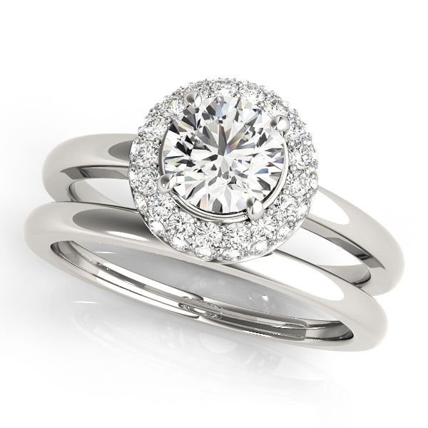 Style# 50533-E Halo Diamond Engagement Ring